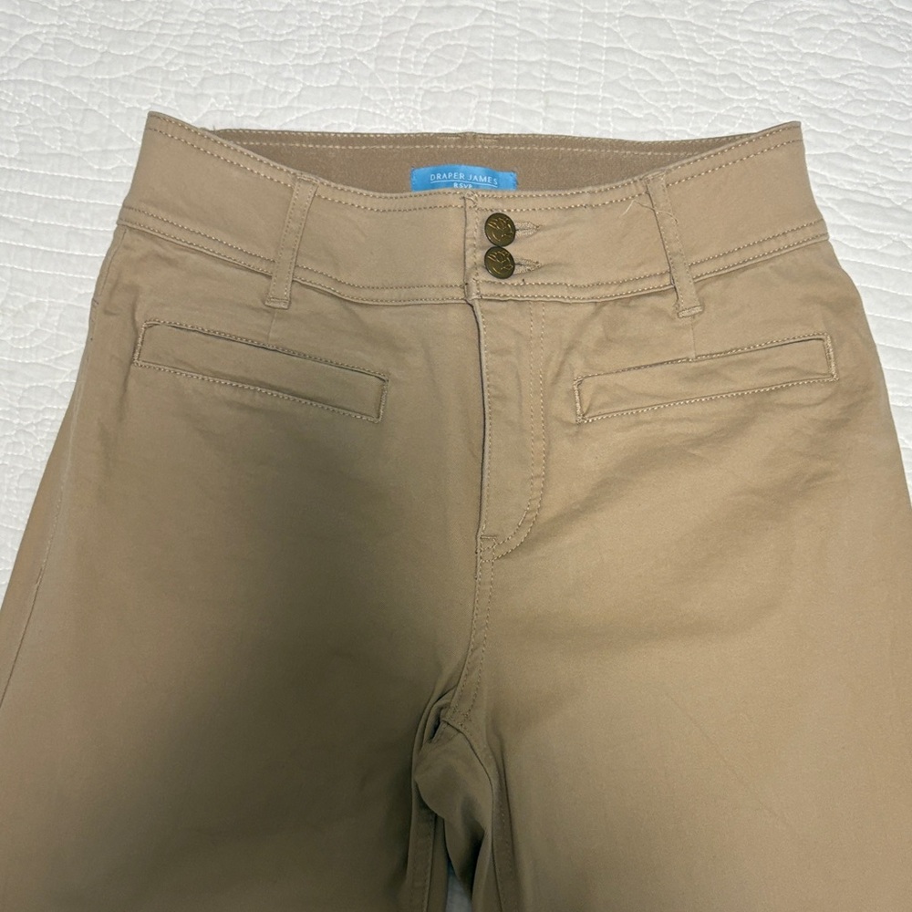 Draper James Classic Tan Wide Leg Pants